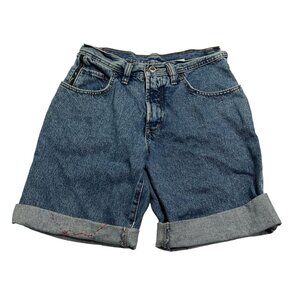 Pioneer Vintage Denim Re-worked Distressed Shorts in Blue
